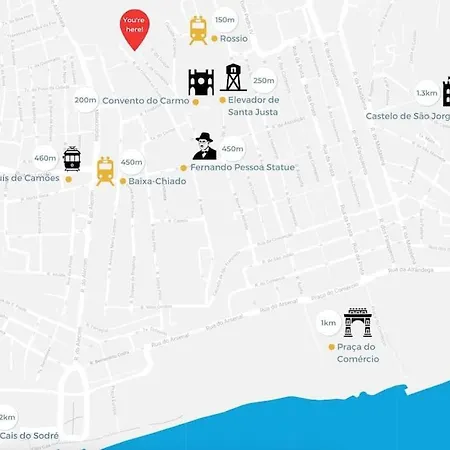 2br At Historical Chiado Appartement